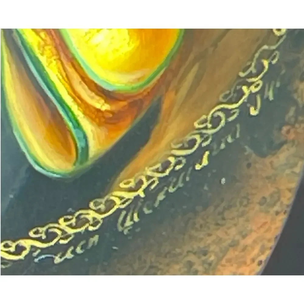 Russian Lacquer Box Fedoskino Hunter & Dog signed A. Shchetinina Vintage MINT